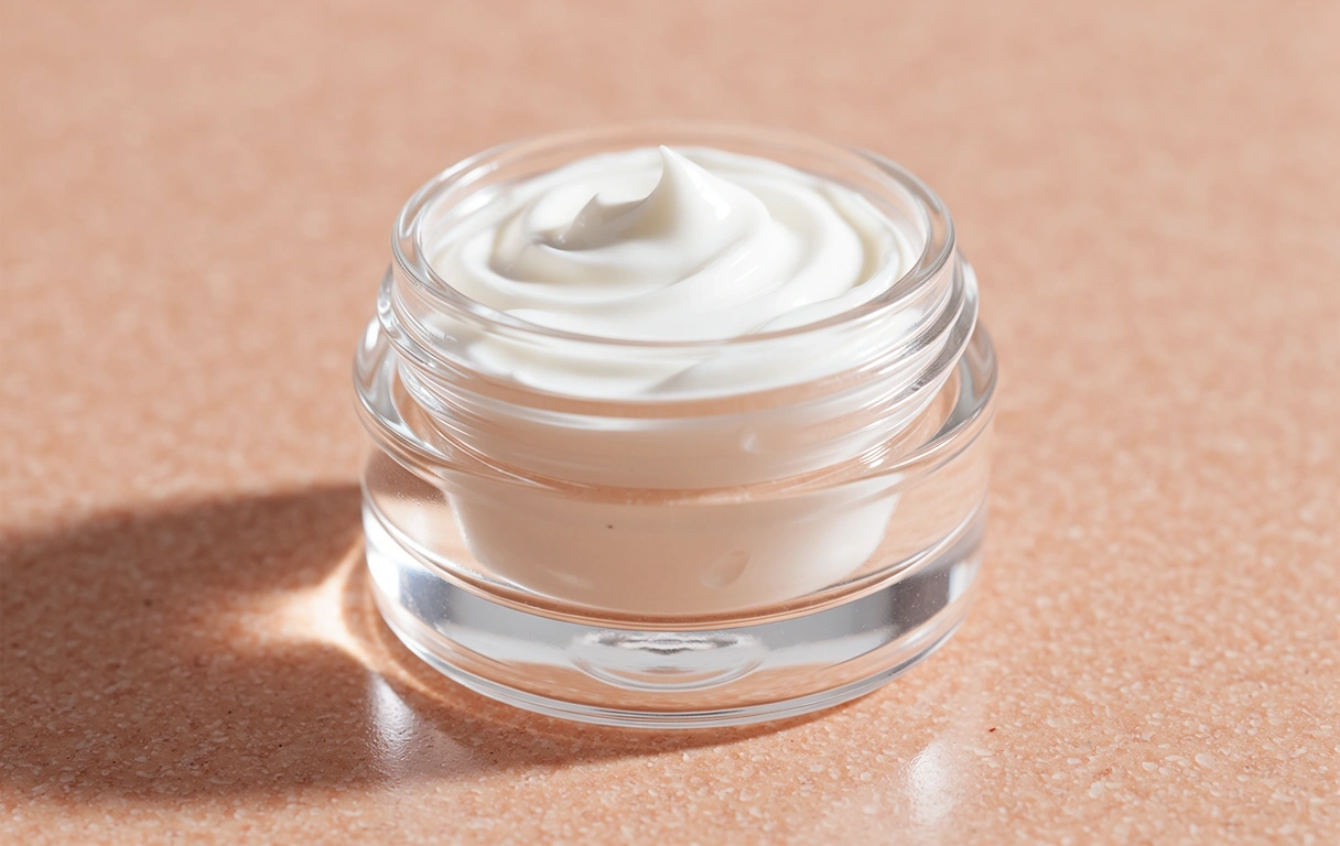 Elegant skincare formulation context